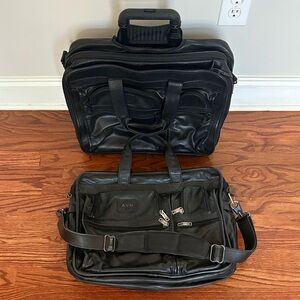 2 TUMI Leather Travel Bags